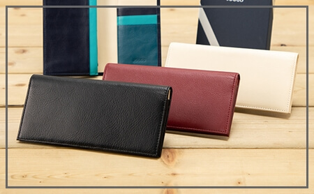 JOGGO（ジョッゴ）の財布が「シンプルでスタンダードなデザイン」であることを伝える写真