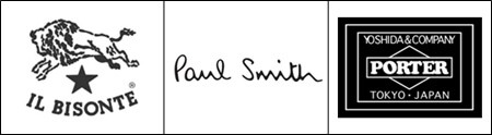 人気有名ブランドの例 「イルビゾンテ・ポールスミス・ポーター」　ロゴ