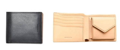 「half folded wallet」　写真